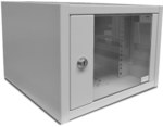 19 "hanging loop cabinet 4U S/550 G/350 glass door gray (RAL 7035)